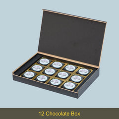 Unboxed new years gifts for coworkers with custom ink on chocolates