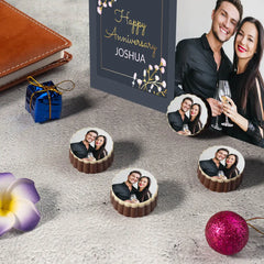 Personalized anniversary gifts with custom anniversary gifts photo chocolates				