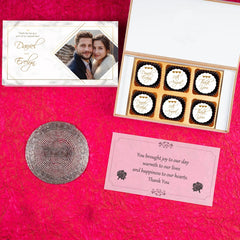 Personalized favors for wedding anniversary celebration
