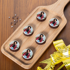 Personalized thank you gift featuring a custom chocolates