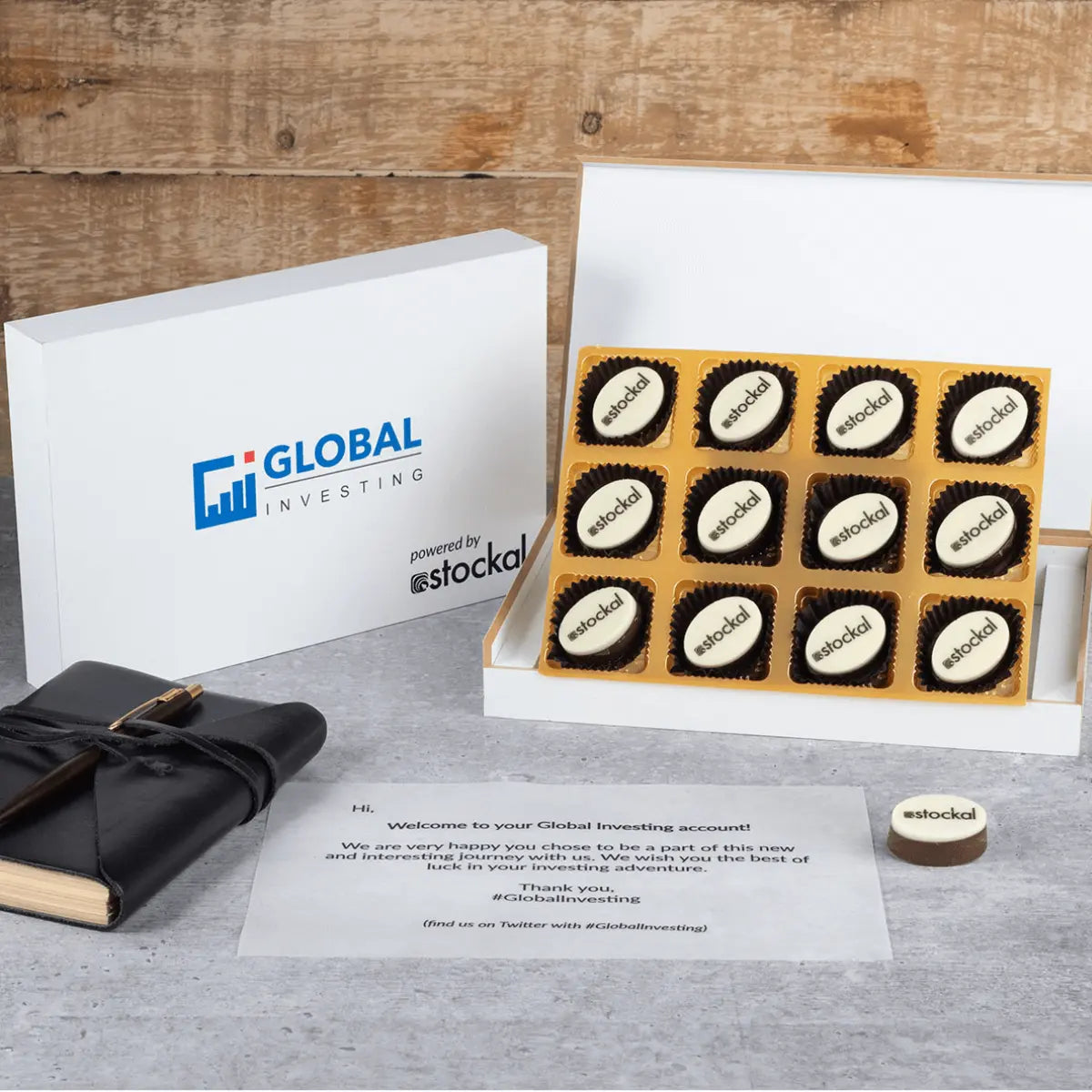 Premium chocolate sample gifts with logo chocolates by ChocoCraft