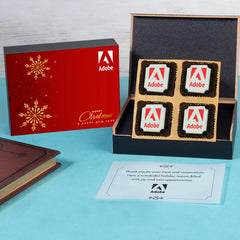 Holiday chocolate gift box for team recognition