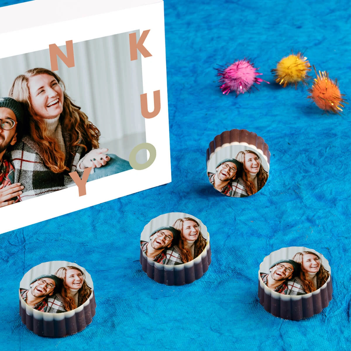 Elegant box for thanks chocolate and thanks gifts		