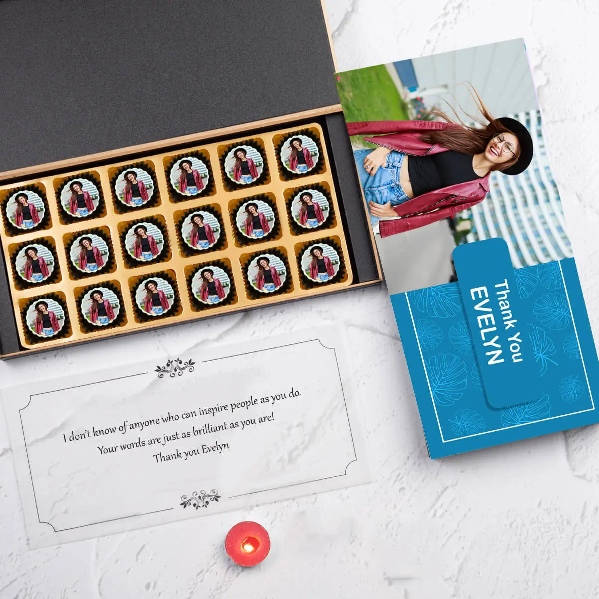 Box view of unique thank you gifts and online thank you gifts			