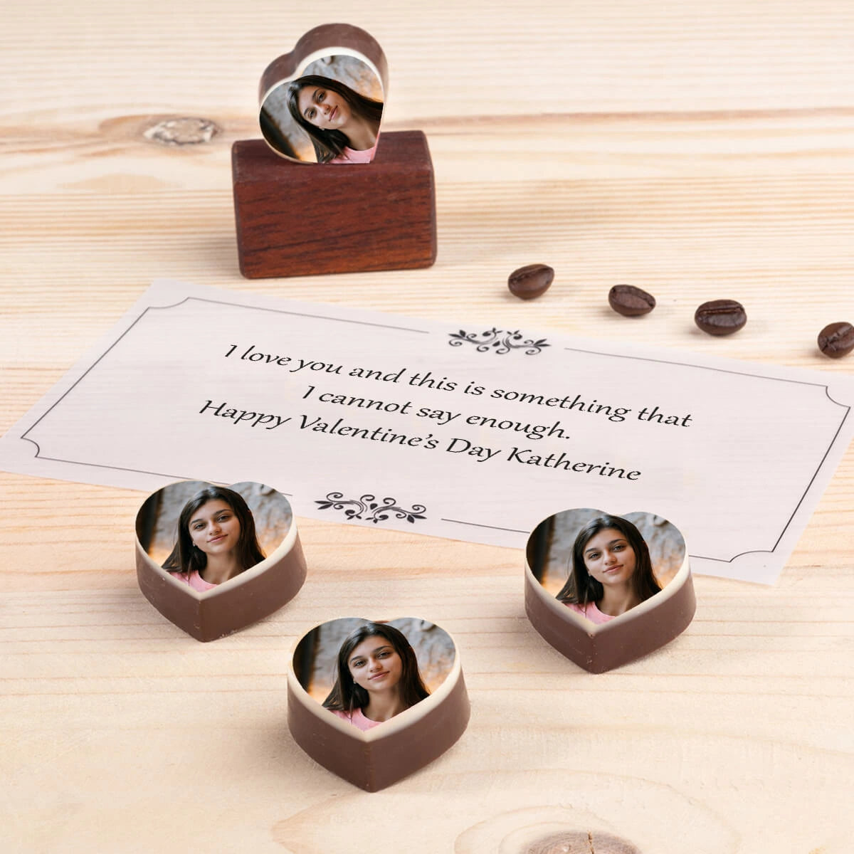 Personalized romantic gift for wife as valentine gift for wife in box			