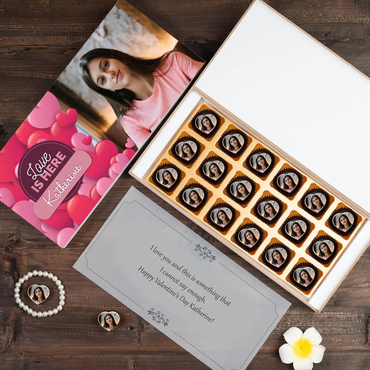 Box view of valentine gift for wife and romantic gift for wife			