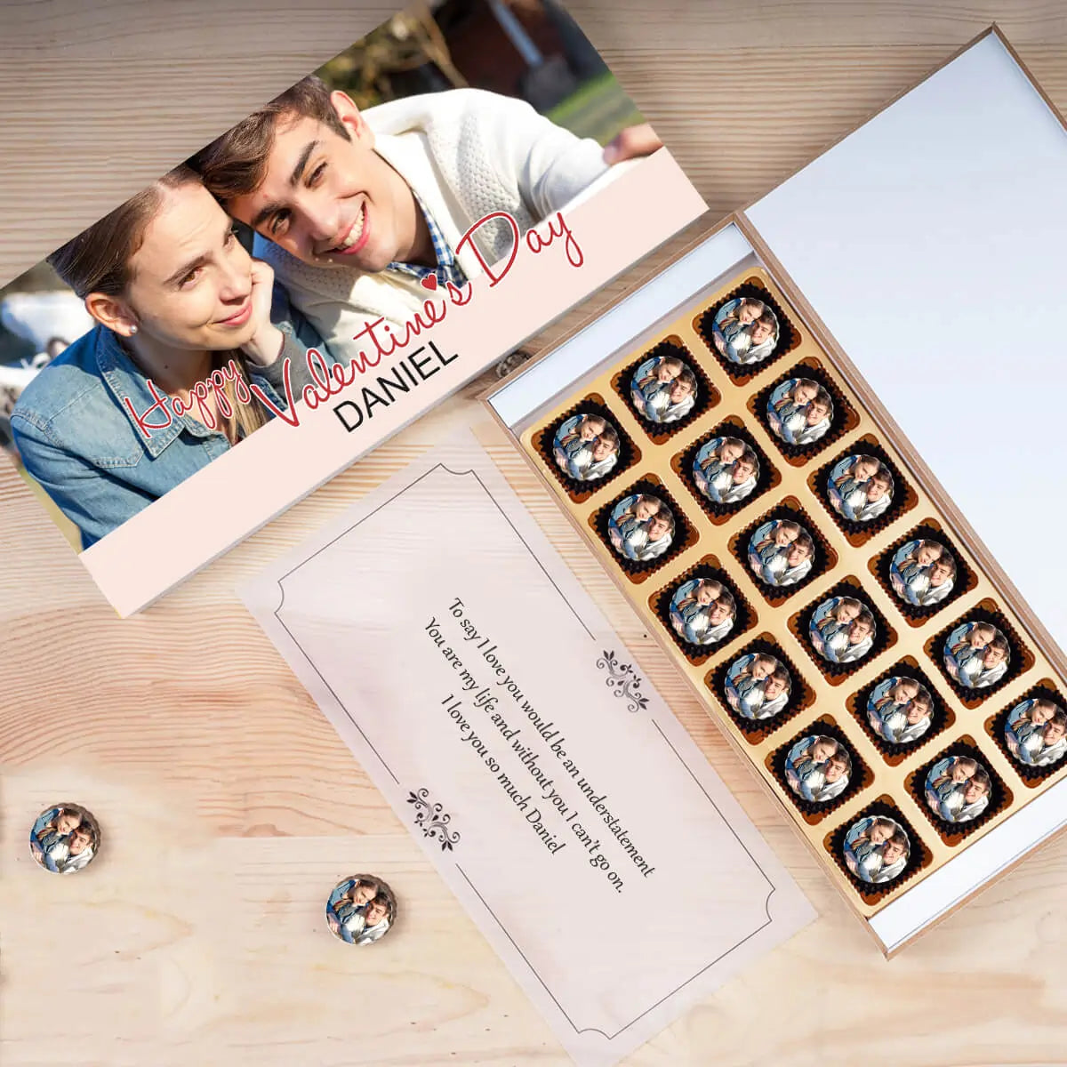 Box view of valentines gifts for men and romantic gifts for men			