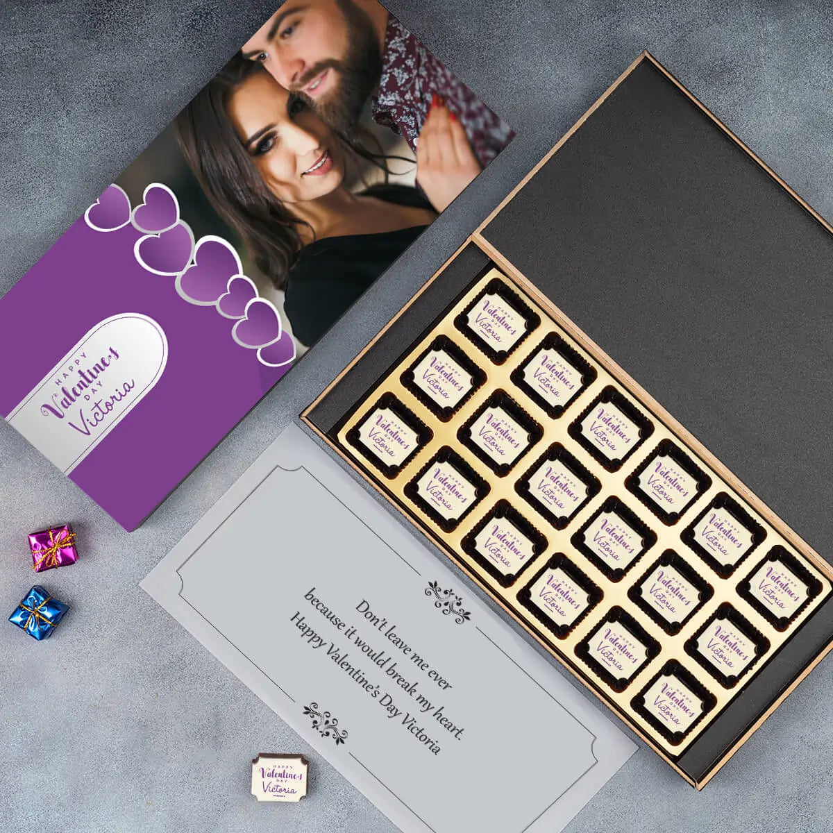 Box view of valentines presents for girlfriend and cute gifts for girlfriend				