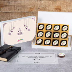 Corporate Diwali Gifts - 12 Chocolate Box (Only Design)